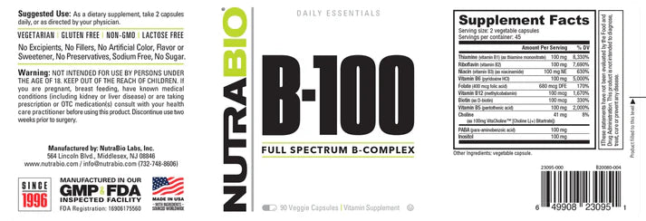 Vitamin B-100 Complex