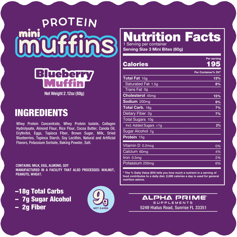 Prime Bites Mini Muffins