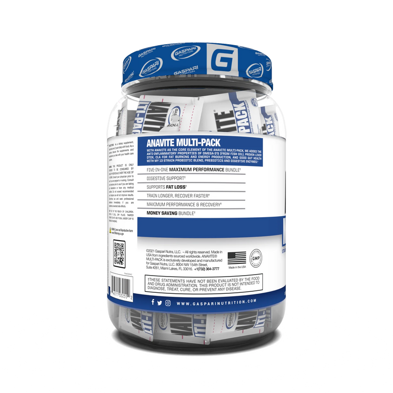 Gaspari Nutrition Anavite Multi-Pack | Multivitamin for Athletes