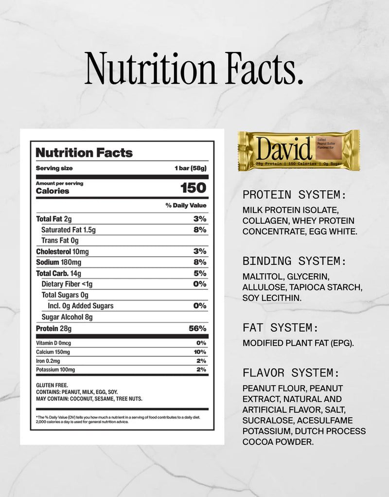 David Protein Bar