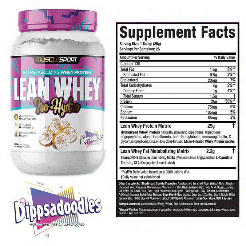 Musclesport Lean Whey™ Iso Hydro Gourmet Protein
