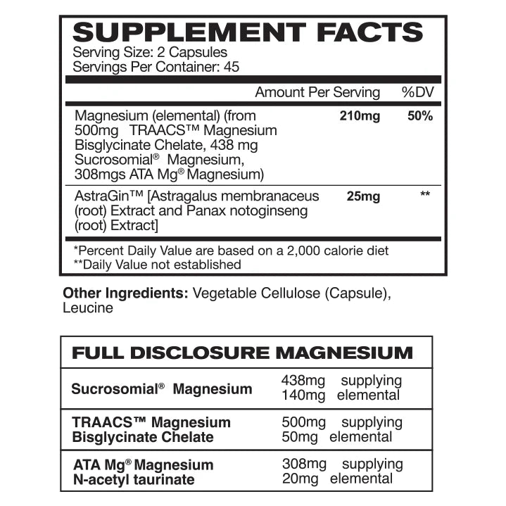 Magnesium: Premium 3 Source Blend